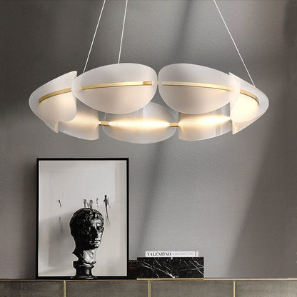 Living Room Chandelier Dining Room And Study Room Ring Lamp